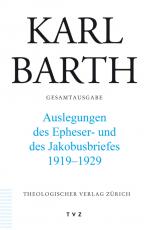 Cover-Bild Karl Barth Gesamtausgabe