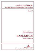 Cover-Bild Karl Kraus