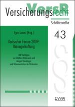 Cover-Bild Karlsruher Forum 2009: Managerhaftung