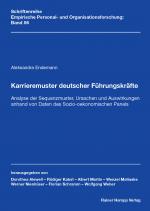 Cover-Bild Karrieremuster deutscher Führungskräfte