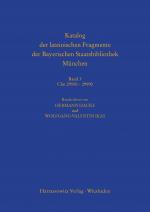 Cover-Bild Katalog der lateinischen Fragmente der Bayerischen Staatsbibliothek München