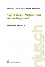 Cover-Bild Kaufvertrags-, Werkvertrags- und Auftragsrecht, Entwicklungen 2013