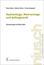 Cover-Bild Kaufvertrags-, Werkvertrags- und Auftragsrecht