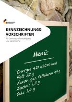 Cover-Bild Kennzeichnungsvorschriften für Gemeinschaftsverpflegung und Gastronomie