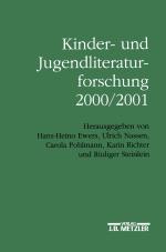 Cover-Bild Kinder- und Jugendliteraturforschung 2000/2001