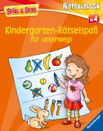Cover-Bild Kindergarten-Rätselspaß für unterwegs - Rätselbuch ab 4 Jahre, Reisespiele für Kinder (Spiel & Spaß - Rätselblock)