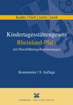 Cover-Bild Kindertagesstättengesetz Rheinland-Pfalz mit Durchführungsbestimmungen