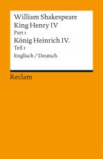 Cover-Bild King Henry IV, Part 1 / Heinrich IV., Teil 1. Englisch/Deutsch