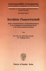 Cover-Bild Kirchliche Finanzwirtschaft.