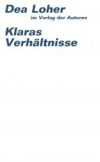Cover-Bild Klaras Verhältnisse