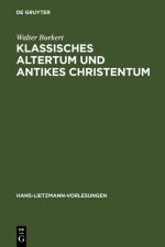 Cover-Bild Klassisches Altertum und antikes Christentum