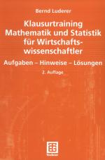 Cover-Bild Klausurtraining Mathematik und Statistik für Wirtschaftswissenschaftler