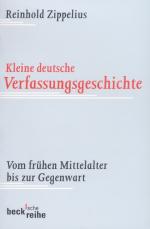 Cover-Bild Kleine deutsche Verfassungsgeschichte