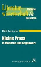 Cover-Bild Kleine Prosa in Moderne und Gegenwart