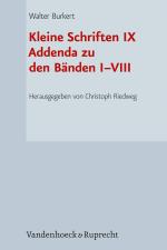 Cover-Bild Kleine Schriften IX