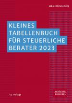 Cover-Bild Kleines Tabellenbuch für steuerliche Berater 2023