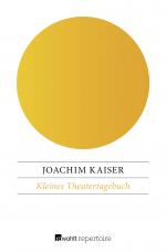 Cover-Bild Kleines Theatertagebuch