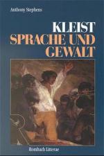 Cover-Bild Kleist - Gewalt und Sprache