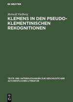 Cover-Bild Klemens in den pseudoklementinischen Rekognitionen