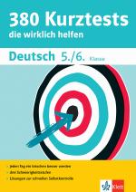 Cover-Bild Klett 380 Kurztests Deutsch 5./6. Klasse