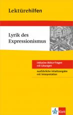 Cover-Bild Klett Lektürehilfen Lyrik des Expressionismus