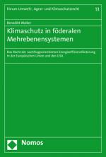 Cover-Bild Klimaschutz in föderalen Mehrebenensystemen