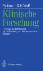 Cover-Bild Klinische Forschung