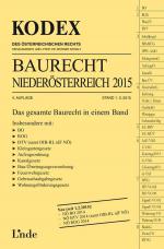 Cover-Bild KODEX Baurecht Niederösterreich 2015