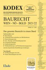 Cover-Bild KODEX Baurecht Wien - NÖ - Bgld 2021/22