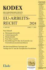 Cover-Bild KODEX EU-Arbeitsrecht 2024