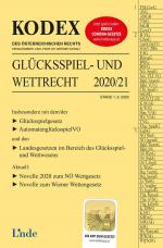 Cover-Bild KODEX Glücksspiel- und Wettrecht 2020/21