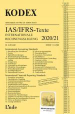 Cover-Bild KODEX Internationale Rechnungslegung IAS/IFRS - Texte 2020/21