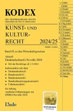 Cover-Bild KODEX Kunst- und Kulturrecht 2024/25