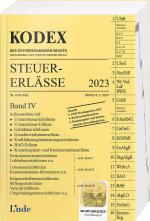 Cover-Bild KODEX Steuer-Erlässe 2023, Band IV