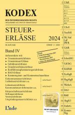 Cover-Bild KODEX Steuer-Erlässe 2024, Band IV