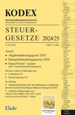 Cover-Bild KODEX Steuergesetze 2024/25