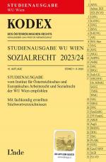 Cover-Bild KODEX Studienausgabe Sozialrecht WU 2023/24