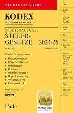 Cover-Bild KODEX Studienausgabe Steuergesetze 2024/25