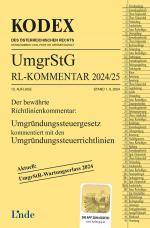 Cover-Bild KODEX Umgründungssteuergesetz-Richtlinienkommentar 2024/25