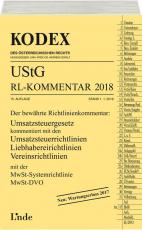Cover-Bild KODEX UStG-Richtlinien-Kommentar 2018