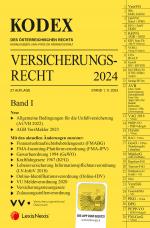 Cover-Bild KODEX Versicherungsrecht Band I 2024 - inkl. App