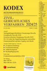 Cover-Bild KODEX Zivilgerichtliches Verfahren 2024/25 - inkl. App