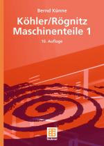 Cover-Bild Köhler/Rögnitz Maschinenteile 1