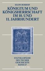 Cover-Bild Königtum und Königsherrschaft im 10. und 11. Jahrhundert