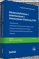 Cover-Bild Körperschaftsteuer-, Gewerbesteuer-, Umsatzsteuer-Erklärung 2022
