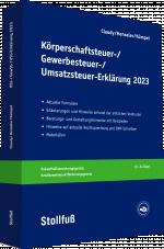 Cover-Bild Körperschaftsteuer-, Gewerbesteuer-, Umsatzsteuer-Erklärung 2023