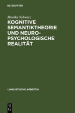 Cover-Bild Kognitive Semantiktheorie und neuropsychologische Realität