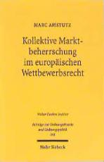 Cover-Bild Kollektive Marktbeherrschung im europäischen Wettbewerbsrecht