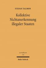 Cover-Bild Kollektive Nichtanerkennung illegaler Staaten