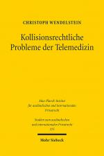Cover-Bild Kollisionsrechtliche Probleme der Telemedizin
